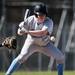 Skyline High School sophomore Brody Stevens watches a pitch go by in the first game of a double header against Chelsea on Monday, April 22. Skyline won 11-5. Daniel Brenner I AnnArbor.com